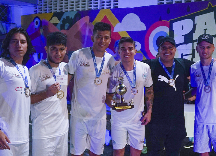 Fútbol sala EAM participa del Street League La Mega