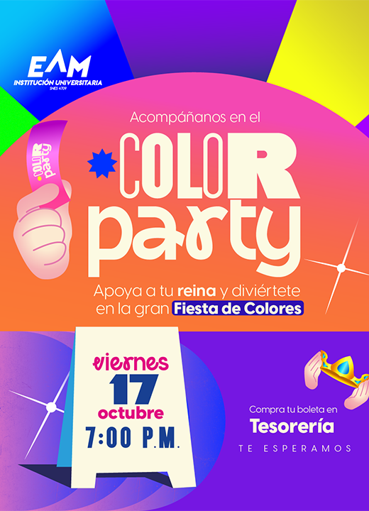 Se abre la preventa del Color Party en la EAM: música, diversión y premios exclusivos