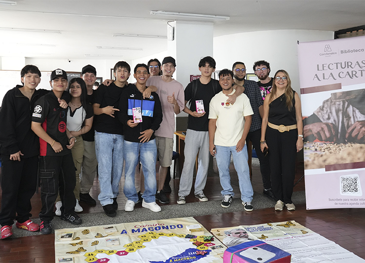 La Biblioteca EAM, en conjunto con la Biblioteca Comfenalco, desarrolló la actividad “Camino a Macondo”
